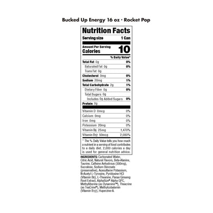 Bucked Up Energy (12 Pack)