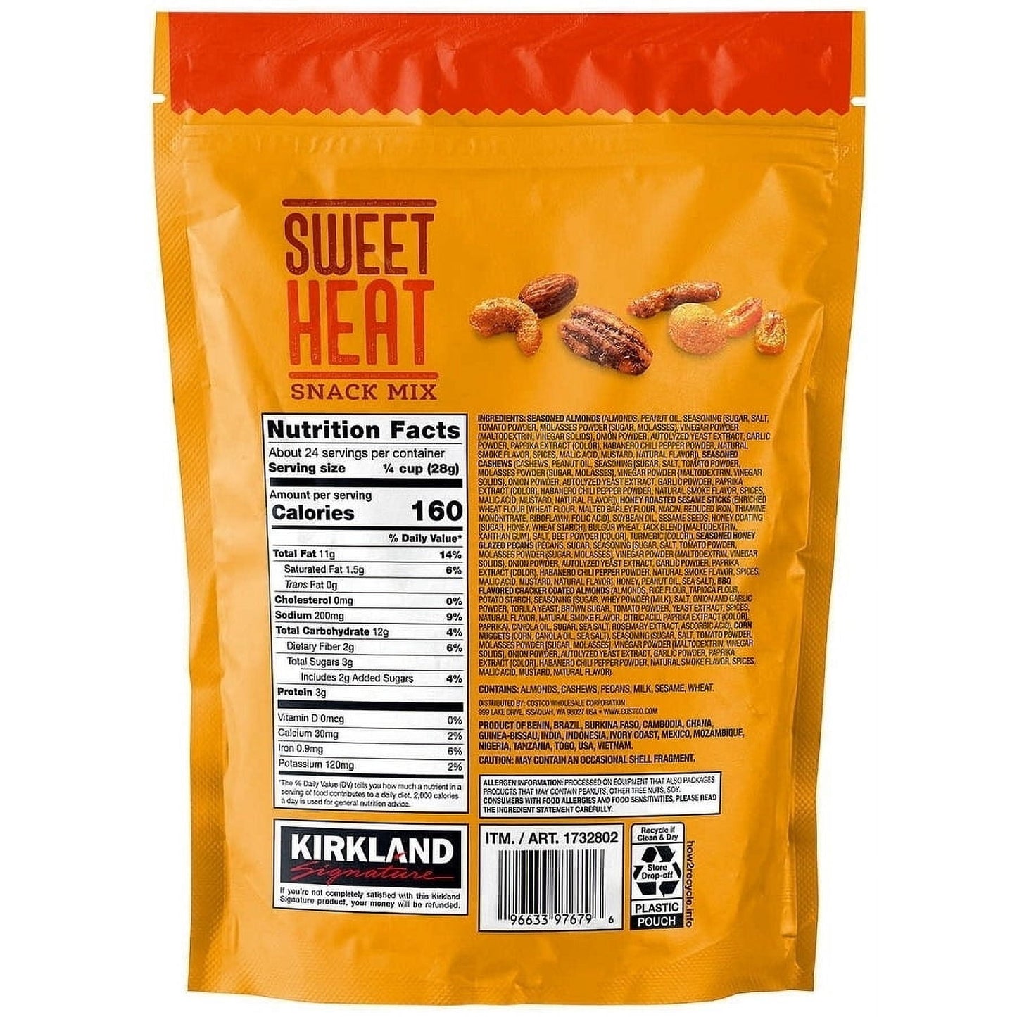 Kirkland Signature Sweet Heat Snack Mix, 24 oz