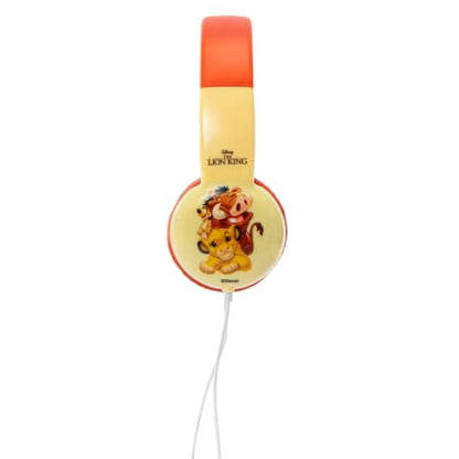 Disney Classics Lion King Kid-Safe Wired Headphones With Built-In Microphone