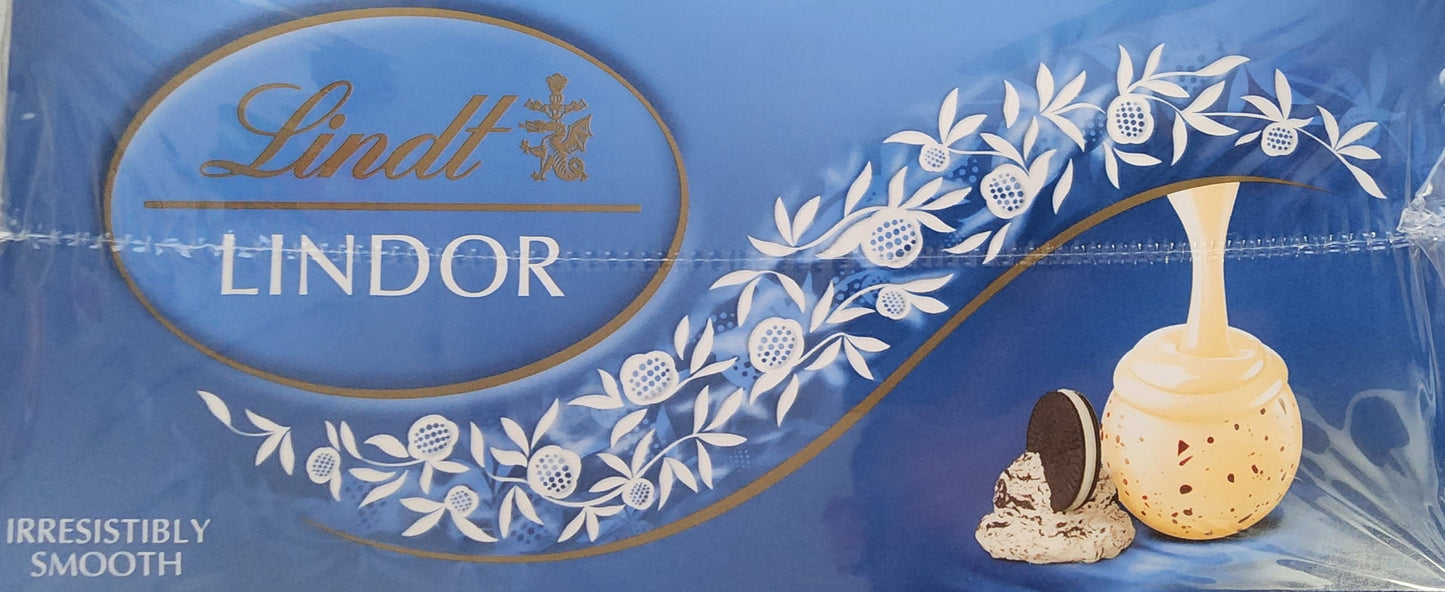 Lindt Cookies & Creme White Truffle 60 Count