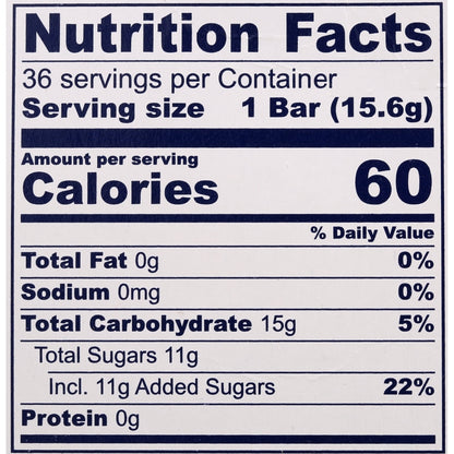 Airheads Candy Individually Wrapped .55oz Bars, White Mystery, Nut Free, 19.8 oz (36 Count)