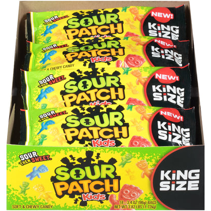Sour Patch Kids Candy 18-3.4 oz. Bags