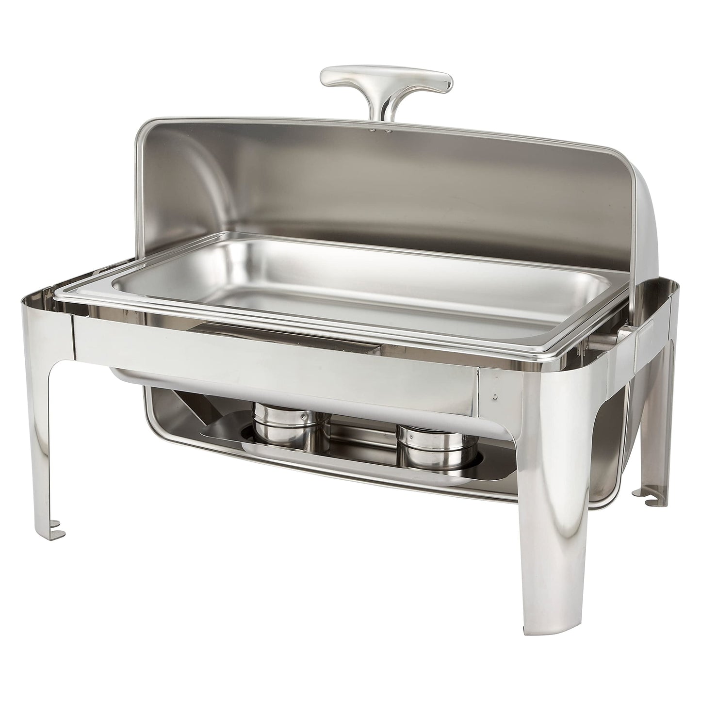 Winware Madison 8qt Full-size Chafer, Roll-top, S/S, Heavyweight, Stainless Steel
