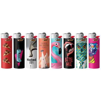 BIC Special Edition Favorites Series Pocket Lighters, 50-Count Tray of Lighters