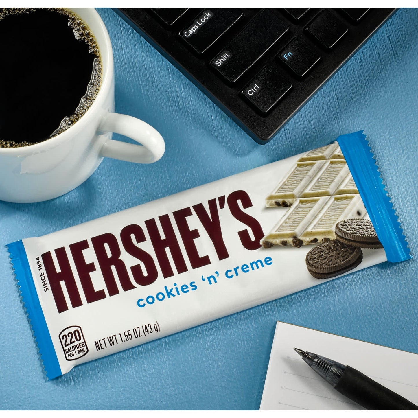 Hershey's Cookies 'n' Creme Candy, Bars 1.55 oz, 36 Count