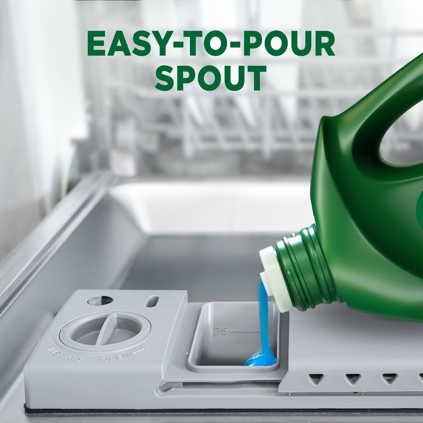 Cascade Complete Dishwasher Detergent Liquid Gel, Dish Detergent, Dish Soap, Fresh, 75oz
