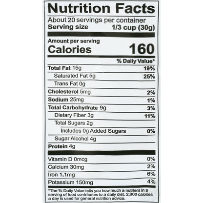 NuTrail Low Karb Keto Blueberry Cinnamon Nut Granola Healthy Breakfast Cereal, 22 Ounce