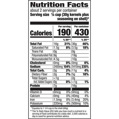 David's Salted Roasted Sunflower Seeds, (Pack of 3) 5.25 oz Bags (Barbeque)