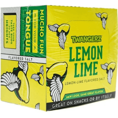 Twang Twangerz LEMON LIME SALT PACKETS 200 Count (BEER SALT) BURST OF FLAVOR