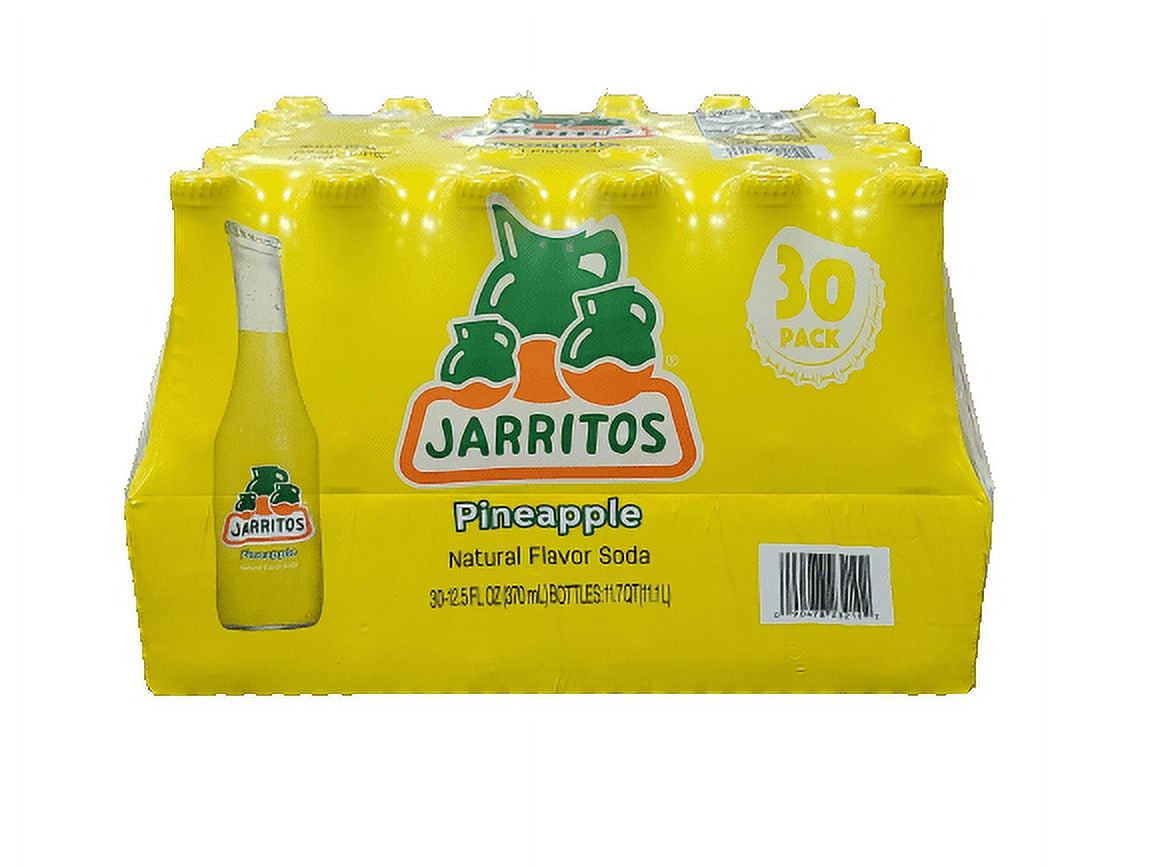 Jarritos Pineapple Pi?a Soda 12.5 oz, 30 Count