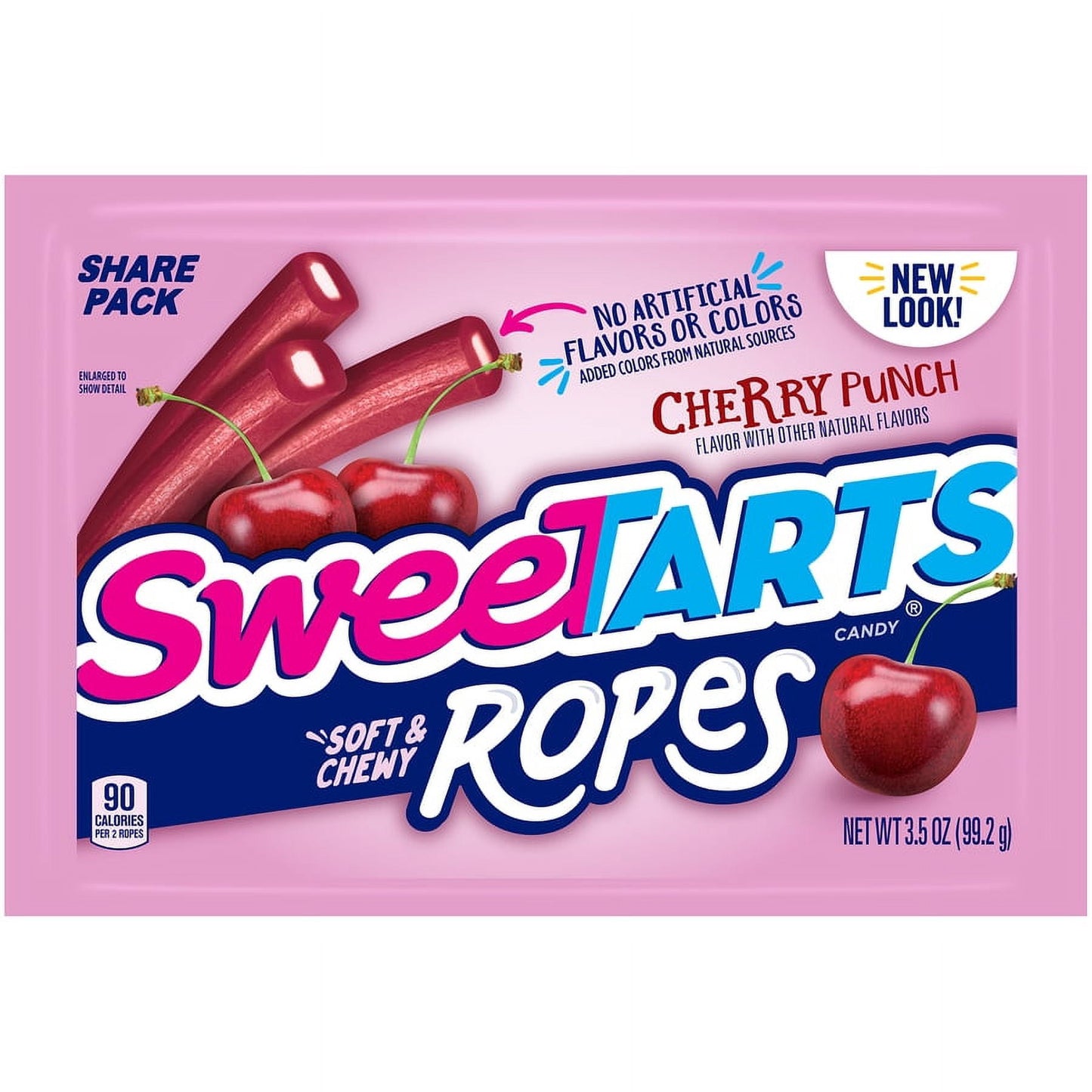 Sweetarts Soft & Chewy Ropes Share Pack 3.5 oz (Carton of 12)