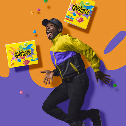 Gushers Fruit Flavored Snacks, Strawberry and Tropical Flavors, 42 ct