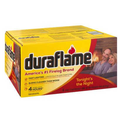 duraflame 6lb 4-hr Firelogs - 6 pk