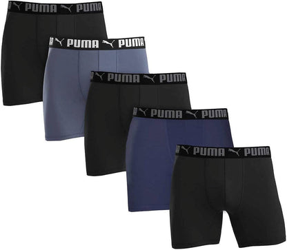Puma Men's Boxer Brief, 5 Pack (Medium)