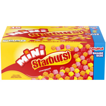 Starburst Mini Fruit Chews, (15 Count)