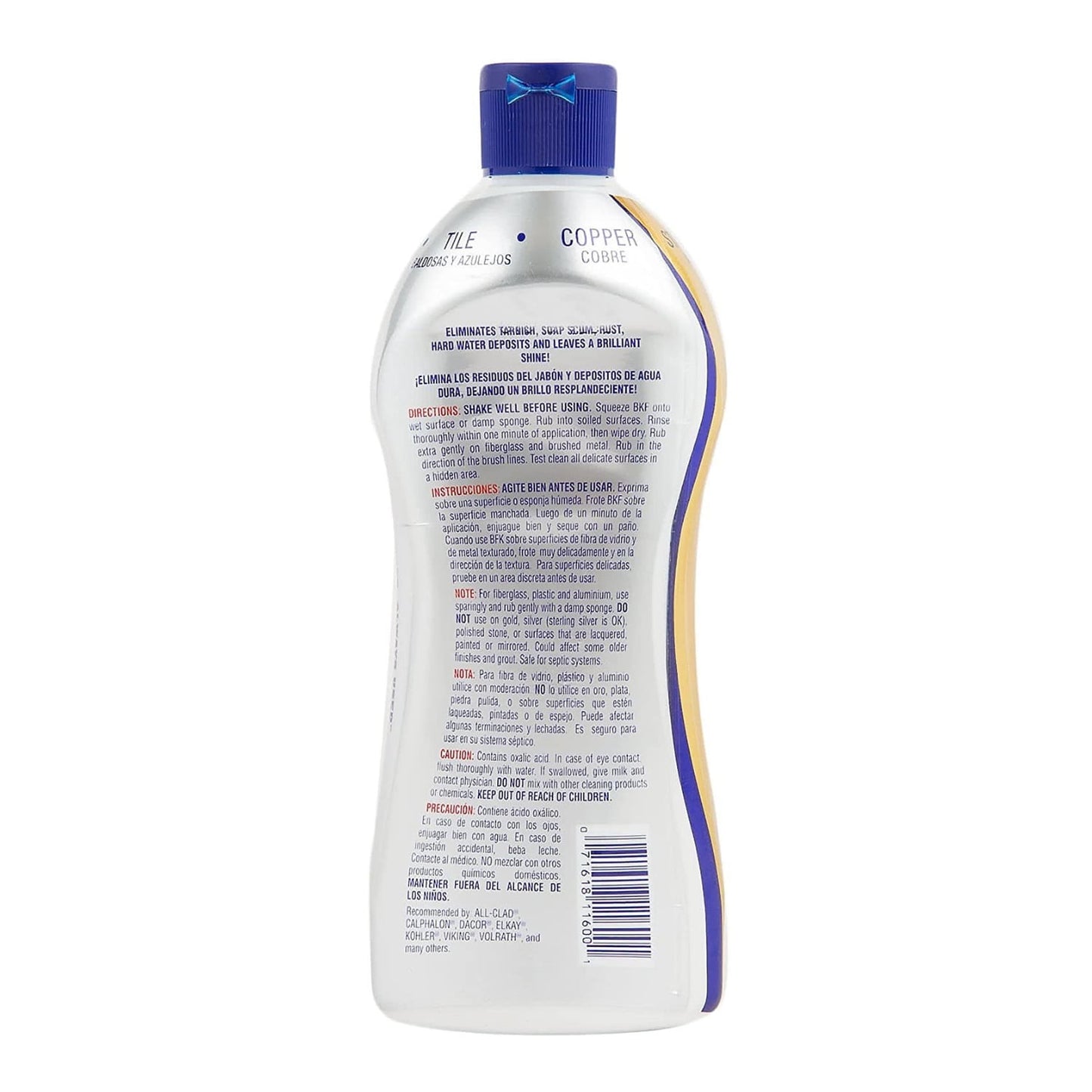 Bar Keepers Friend Multi Purpose Liquid Cleanser, 13 Oz