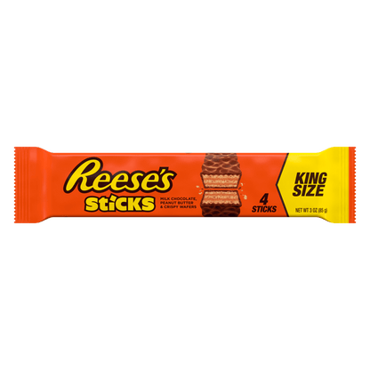 Reese's Sticks, King Size Candy Bar Box, 3 oz., 24 Ct.