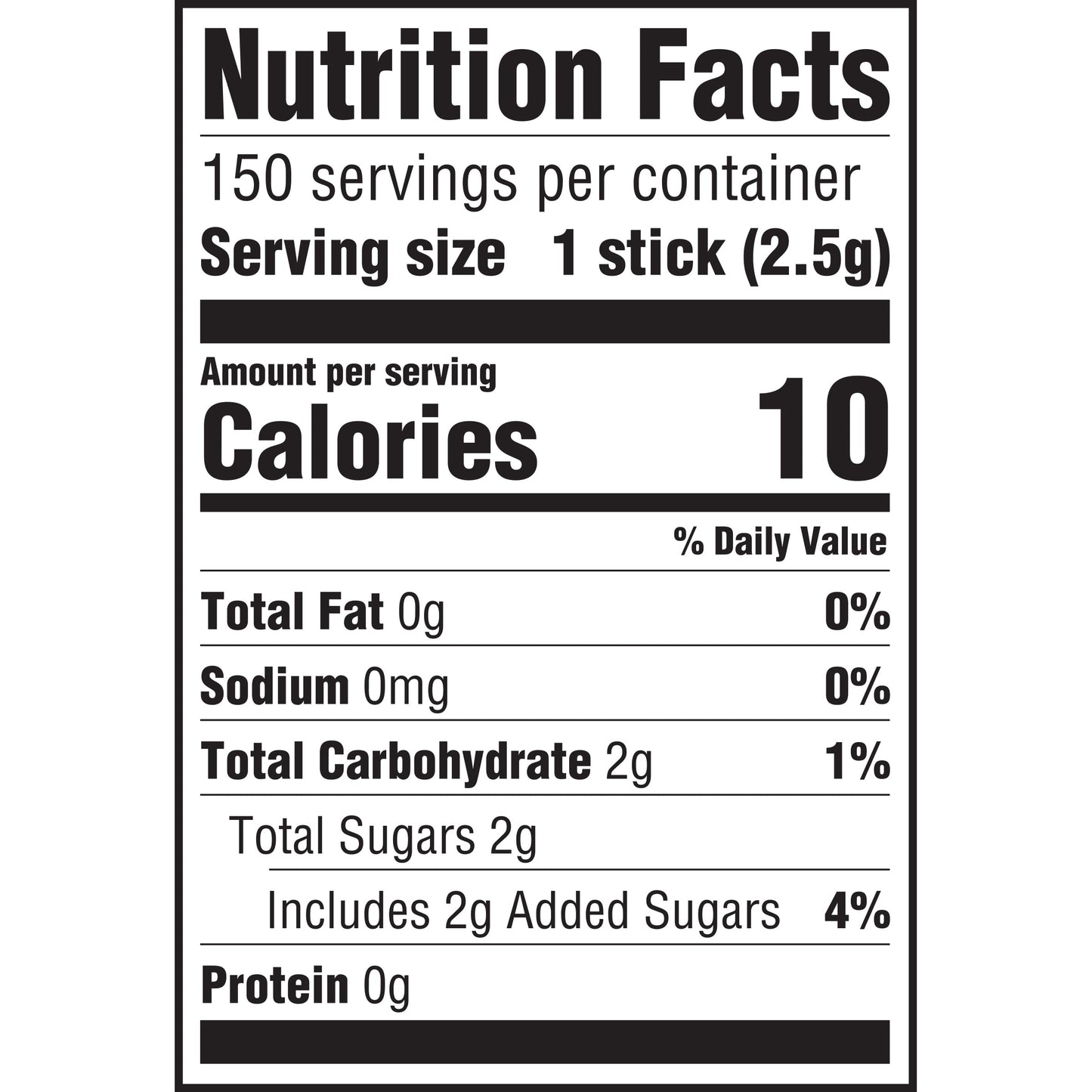 Doublemint Sugar Free Chewing Gum - 10 Count Bulk Box