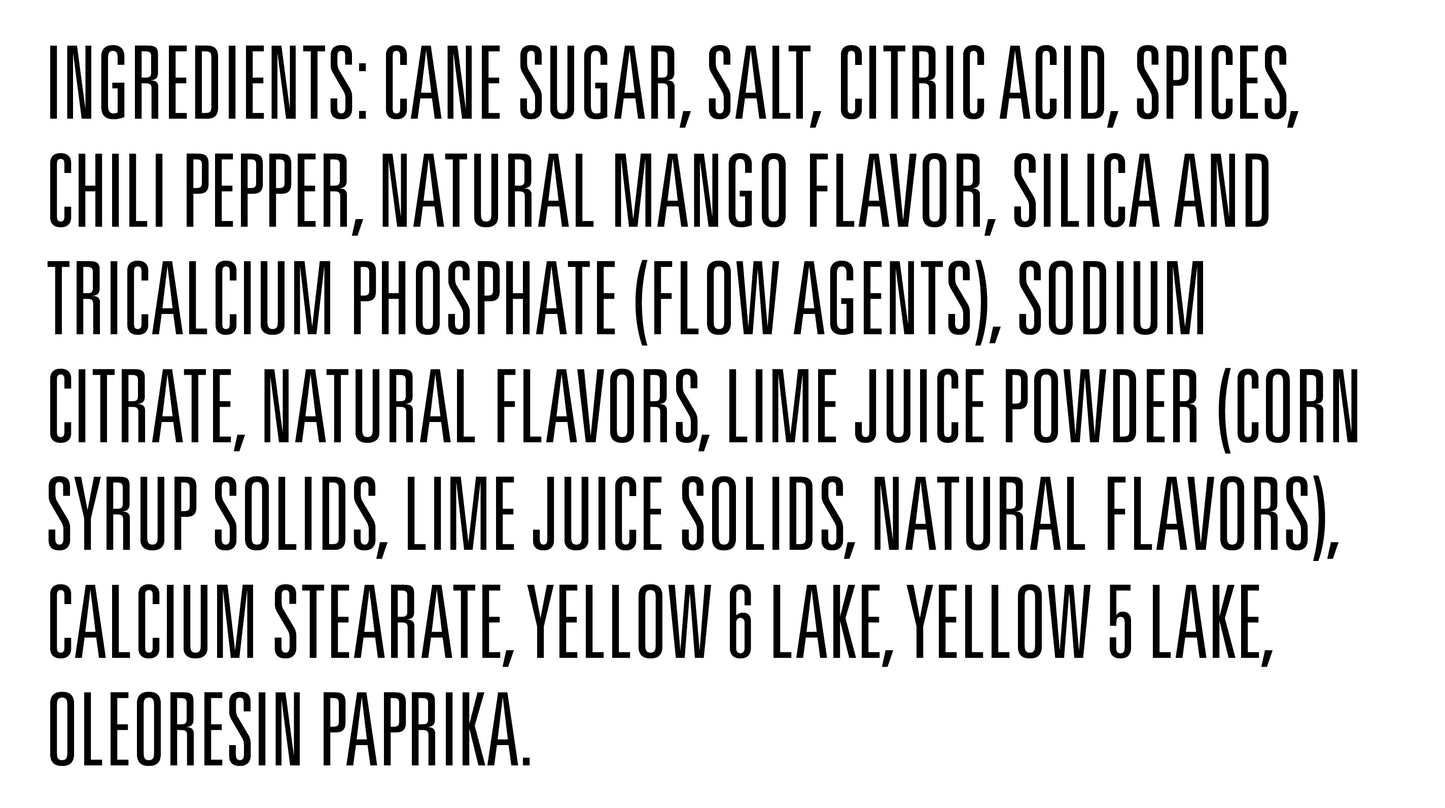 Twang Mango Chile Flavored Snack Salt, 1.15 oz, 10 Count
