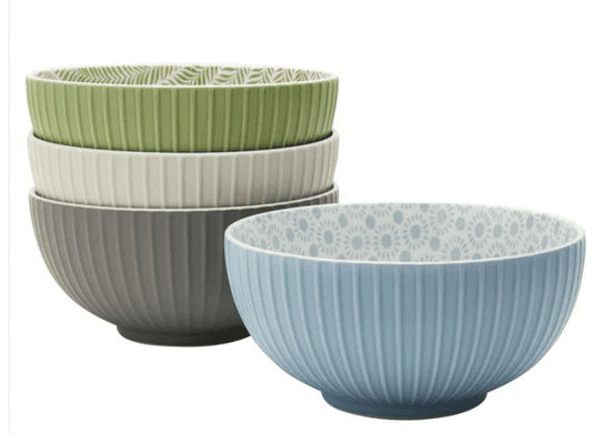 Denmark 4-piece All-Purpose Porcelain Bowl Set
