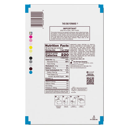 Hershey's Cookies 'n' Creme Candy, Bars 1.55 oz, 36 Count