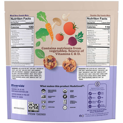 Made Good Organic Granola Minis Variety Pack 0.85 Ounce (24 Count)