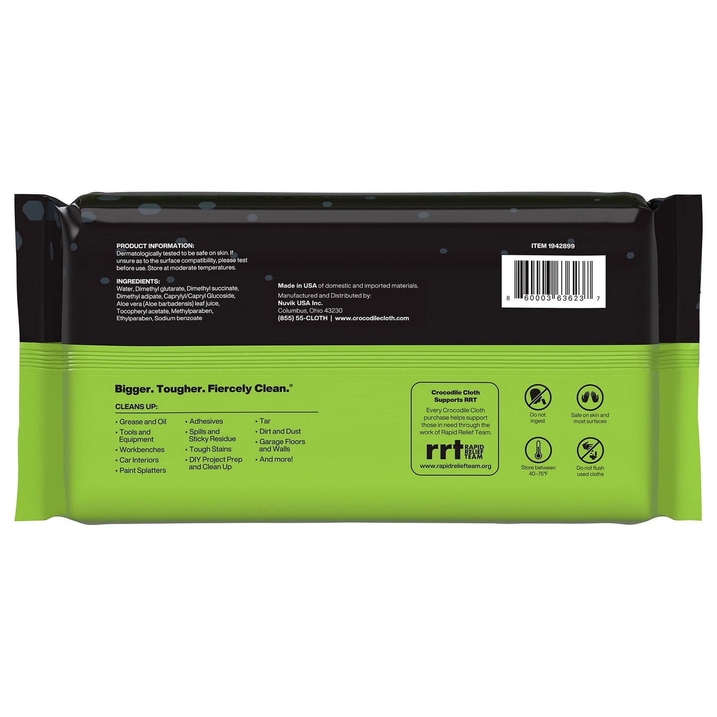 Crocodile Cloth Garage Cleaning Cloths, 15" x 10", 110 Count