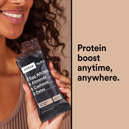 RXBAR Protein Bars Gluten-Free, Chocolate Sea Salt, 12 Count