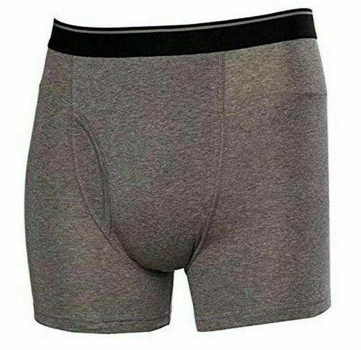 Kirkland Signature Men?? Boxer Briefs (4 Pack) 2 Gray,2 Black,(M)