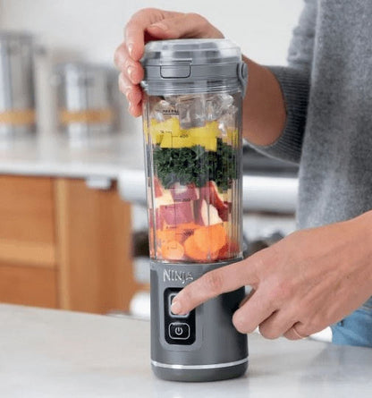 Ninja Blast Portable Blender, Cordless, 18oz. Vessel, Personal Blender-for Shakes & Smoothies, BPA Free,Most Compact Blender, Leakproof-Lid & Sip Spout, USB-C Rechargeable 2-pack