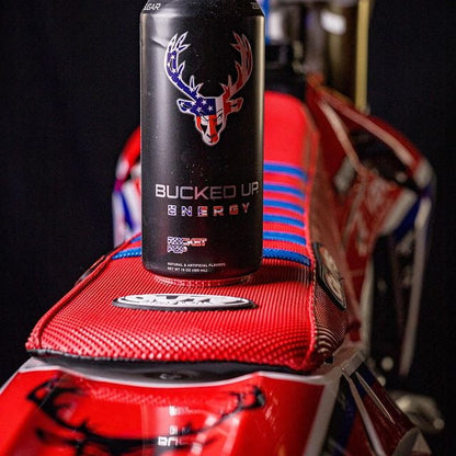 Bucked Up Energy Drink, Rocket Pop, 12 Cans, 16 fl oz, 300 mg Caffeine