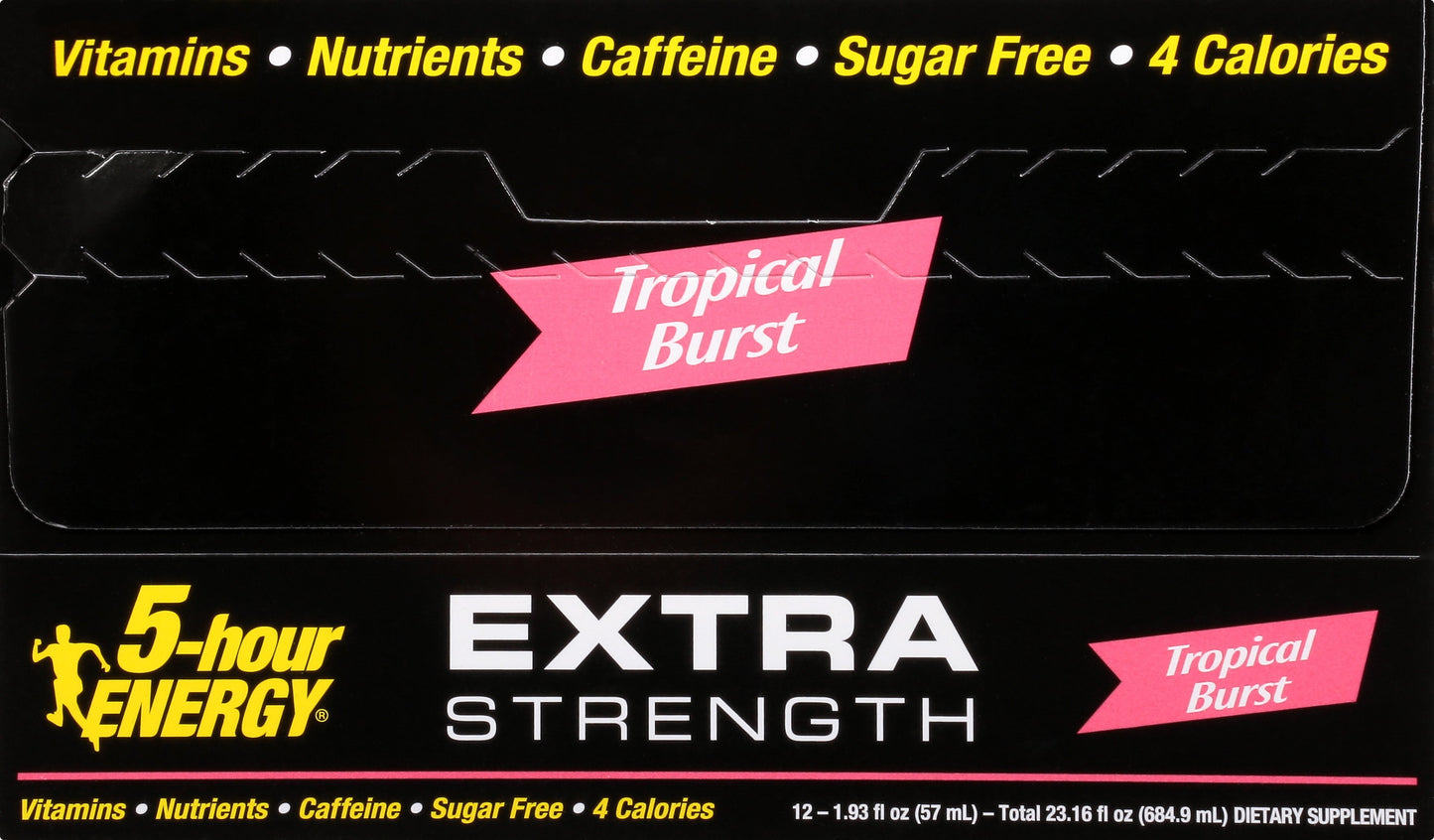 5-Hour Energy Tropical Burst | Extra Strength | 12 bottles
