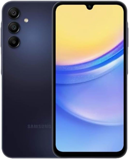 Samsung Galaxy A15 5G A Series 64GB Unlocked Android Cell Phone with 50MP Camera, Blue Black