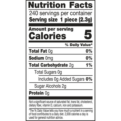 Ice Breakers Ice Cubes Black Cherry Sugar Free Chewing Gum, Bottles 3.24 oz, 6 Count, 40 Pieces