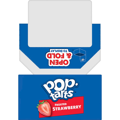 Pop-Tarts Frosted Strawberry Toaster Pastries, Breakfast Foods, Shelf-Stable, 22 oz (12 Count)