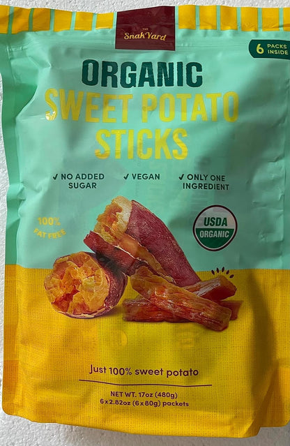 The Snak Yard Organic Sweet Potato Sticks, 17 Ounce