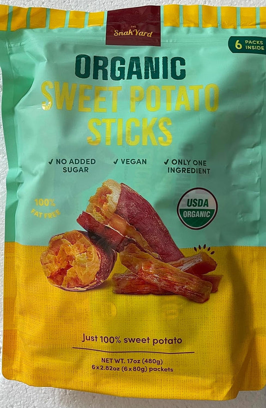 The Snak Yard Organic Sweet Potato Sticks, 17 Ounce