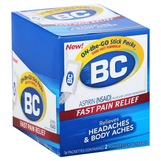 New 300925 Bc Pain Relief Powder 36Dsp (36-Pack) Pharmacy Cheap Wholesale Discount Bulk Health And Beauty Pharmacy X Others