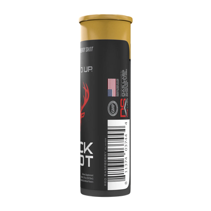 Bucked Up Buck Shot Energy Shot, Rocket Pop, 2 fl oz Bottles, 12 Pack