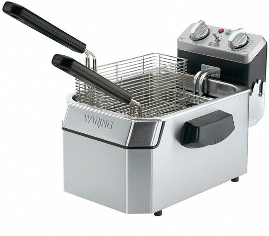 Waring Commercial Electric Deep Fryer,120V,10 Lb WDF1000