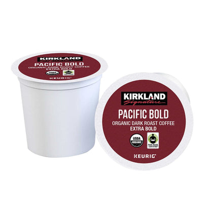 Kirkland Signature Coffee Organic Pacific Bold K-Cup Pod 120 Count