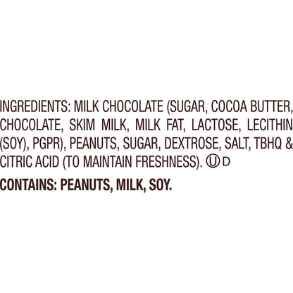 Reese's Milk Chocolate King Size Peanut Butter Cups Candy, Packs 2.8 oz, 24 Count