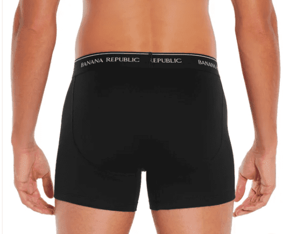 Banana Republic Men's Boxer Brief, 3-Pack, Black, Size Large