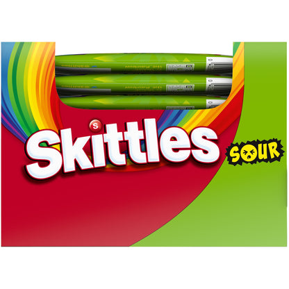 Skittles Sours Chewy Candy Full Size Packs - 24 Ct Bulk Box