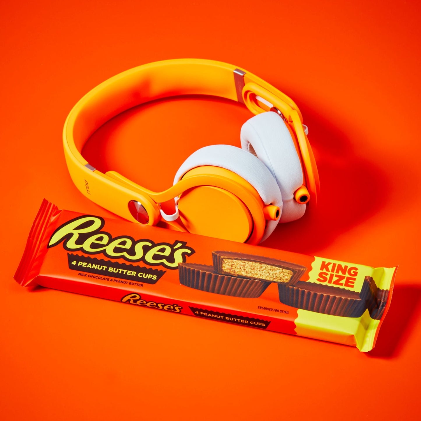 Reese's Milk Chocolate King Size Peanut Butter Cups Candy, Packs 2.8 oz, 24 Count