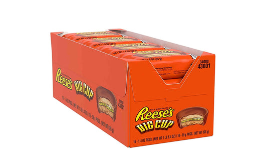 Reese's Gluten-Free Milk Chocolate Peanut Butter Cup, 1.4 Oz, 16 Pieces