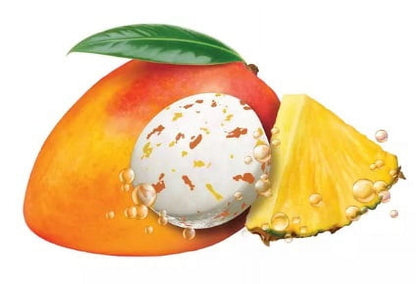 ICE BREAKERS SPARKLING PINEAPPLE MANGO SELTZER FLAVORED MINTS PUCK BOX