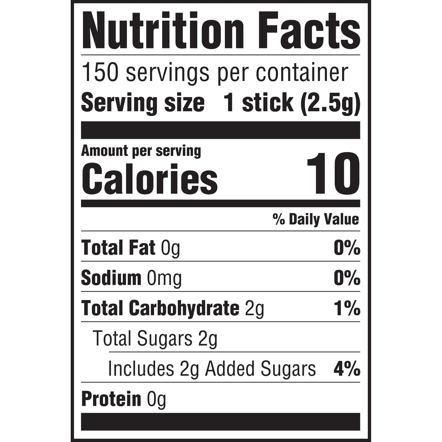 Doublemint Sugar Free Chewing Gum - 10 Count Bulk Box