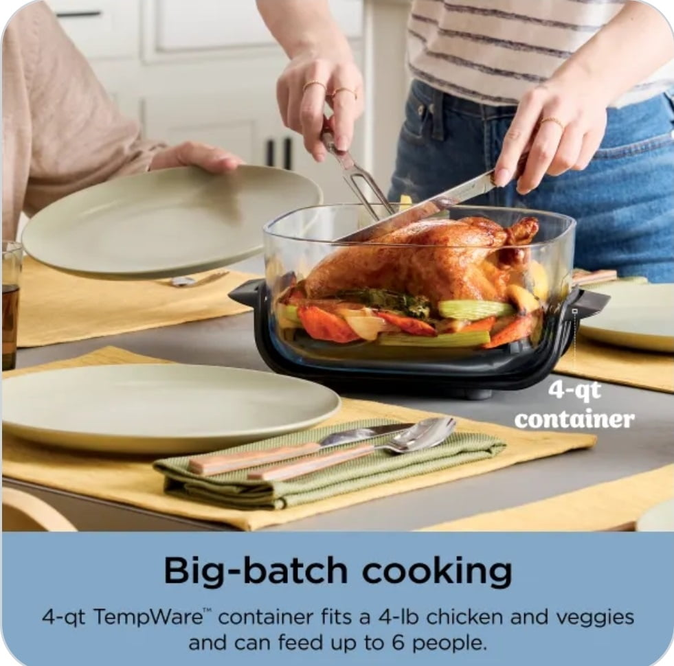 Ninja Crispi??Portable Cooking System, Denim Blue