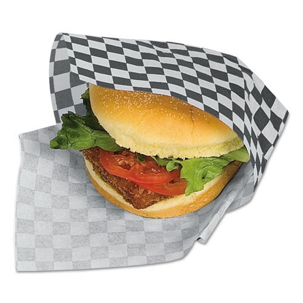 Bagcraft Grease-Resistant Paper Wraps and Liners, 12 x 12, White, 1,000/Box, 5 Boxes/Carton